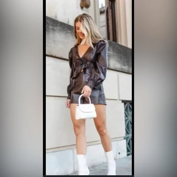 NWT kittenish fringe shorts and top